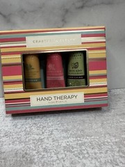 Crabtree Evelyn Hand Therapy Tarocco Orange, Rosewater Peppercorn, Avocado Basil