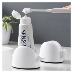 Creams Cosmetics Toothpaste Squeezer Extruder Cleanser Press Dispenser Bathroom