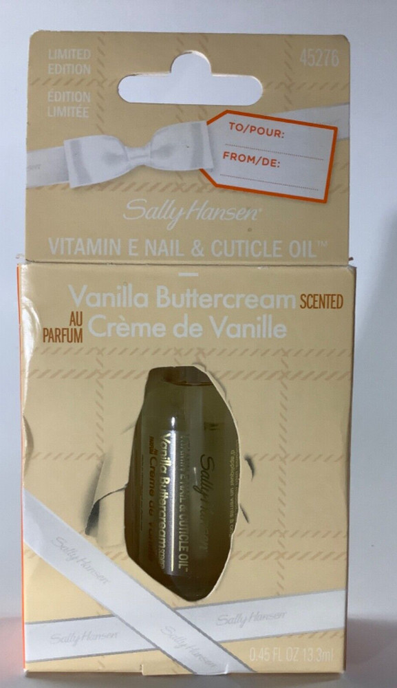 Sally Hansen Vanilla Buttercream Scented Vitamin E Nail & Cuticle Oil 0.45 fl oz