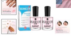 Versatile Nail Growth System – Rejuvacote 1 Base & Top Coat 0.45 fl oz (2 Pack)