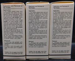 3 Pk Nailtiques Nail Protein Formula 3 For Hard Dry Nails 14.8mL Ea New & Unused