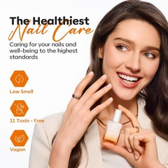 modelones Nail Strengthener Clear 0.51 Fl Oz (Pack of 1), B2-Crystal