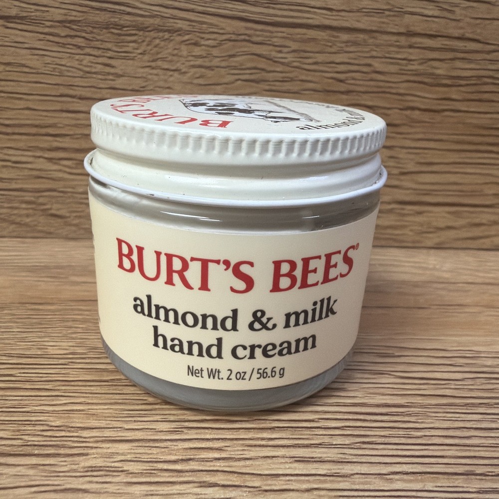 Burt’s Bees Almond & Milk Hand Cream Natural Moisturizer Hydrator 2 oz New