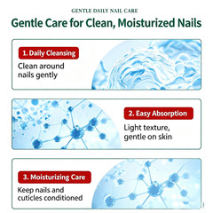 Toenail & Fingernail Care Serum, Nail Moisturizing Care for Uneven Nails