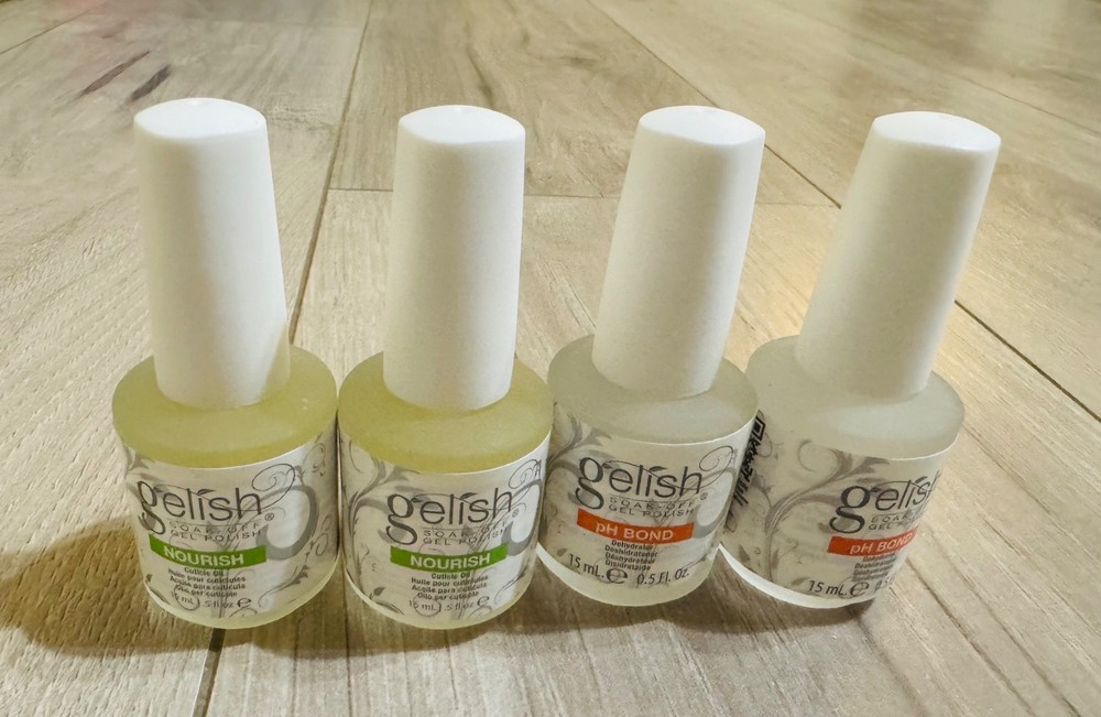 Harmony Gelish- pH Bond 4 DEHYDRATOR (Prep)+ NOURISH Cuticle Oil 0.5oz Duo