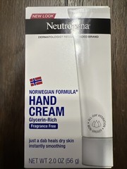 Neutrogena Norwegian Formula Hand Cream – Fragrance Free – 2 oz-NIB