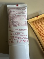 Clarins 4 Piece Set Exfoliating Cleanser Hand and Nail Treatment Fine Lines New