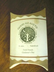 Gardeners Field Hands Bar Soap Handcut 4 oz- Herbal, Sealed