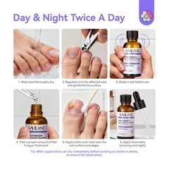SAVILAND Toenail Fungus Treatment Extra Strength: 1 Fl Oz (Pack of 1), clear