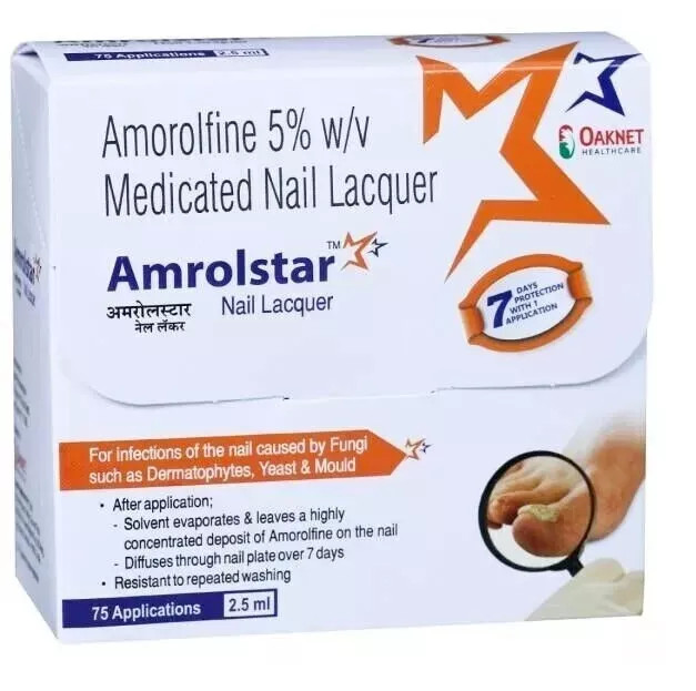 Amrolstar Nail Fungal Lacquer 2.5ml Lacquer Nail Anti – Fungal Nail Treatments