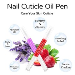 Nail Oil Pen Set 12pcs Moisturizing Gel Polish with Vitamins for Cuticles