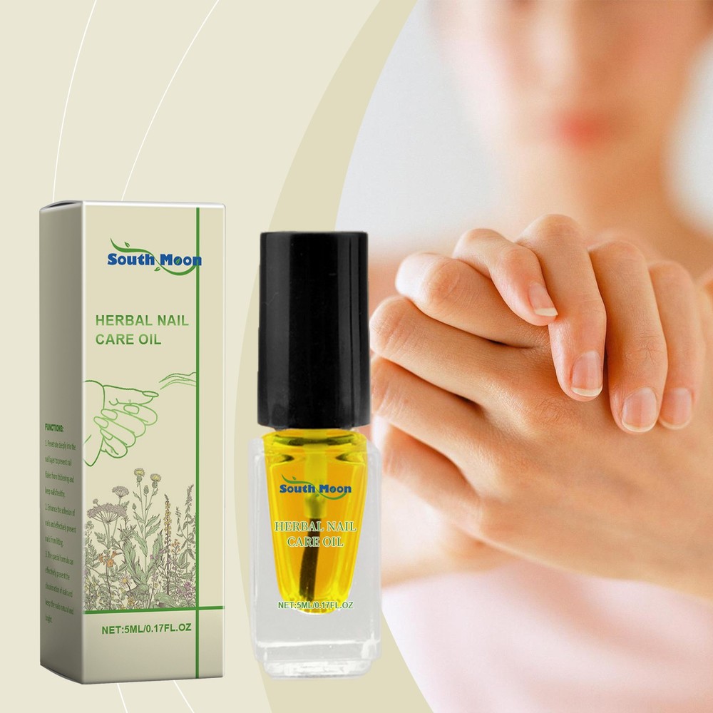 Herbal Nail Oil Nourishing Moisturize Strengthen Healthy Nails 5ml
