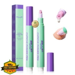 GELLEN 2Pcs Cuticle Pusher Oil Pen – 6ml Large Capacity Nail Oil Pen with Cer…