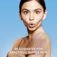 Renewing Hand & Body Lotion for Women with Pump, Daily Moisturizer Collagen Ela