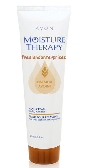 Hand Cream Moisture Therapy Soothing Oatmeal For Dry & itchy Skin 4.2 oz-5 Tubes