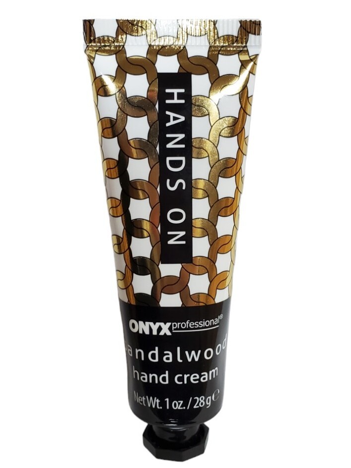 ONYX Hands On Sandalwood TRAVEL PURSE SIZE Profesional Hand Cream Lotion 1.0 oz