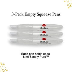 Refillable Squeeze Cuticle Oil Pen 3-Pack – Ideal for Nail Growth & Application
