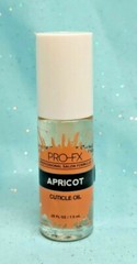 PRO-FX Apricot CUTICLE OIL Nourishes Moisturizes Dry Nails & Cuticles .25oz NEW!