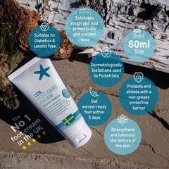 CCS Foot Care Cream 60ml 2.04 Fl Oz (Pack of 1), Mix
