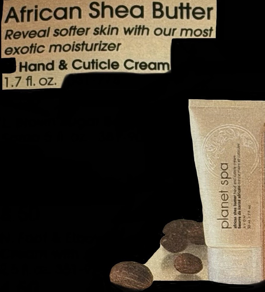 Set of 2 PLANET SPA African Shea Butter HAND & CUTICLE CREAM 2.5 fl oz NOS