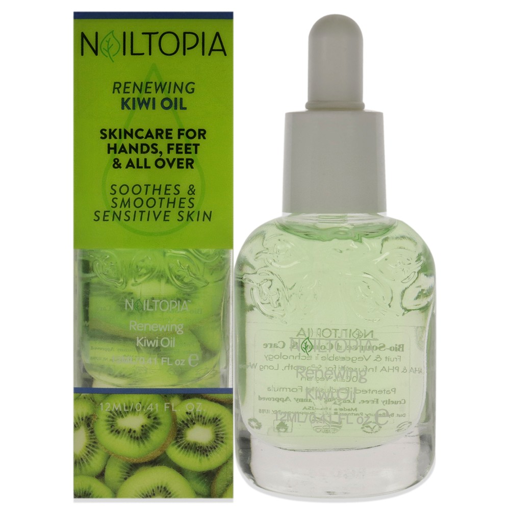 Fresh Soothing and Smoothing Kiwi Oil by Nailtopia for Women – 0.41 oz Nail Oil