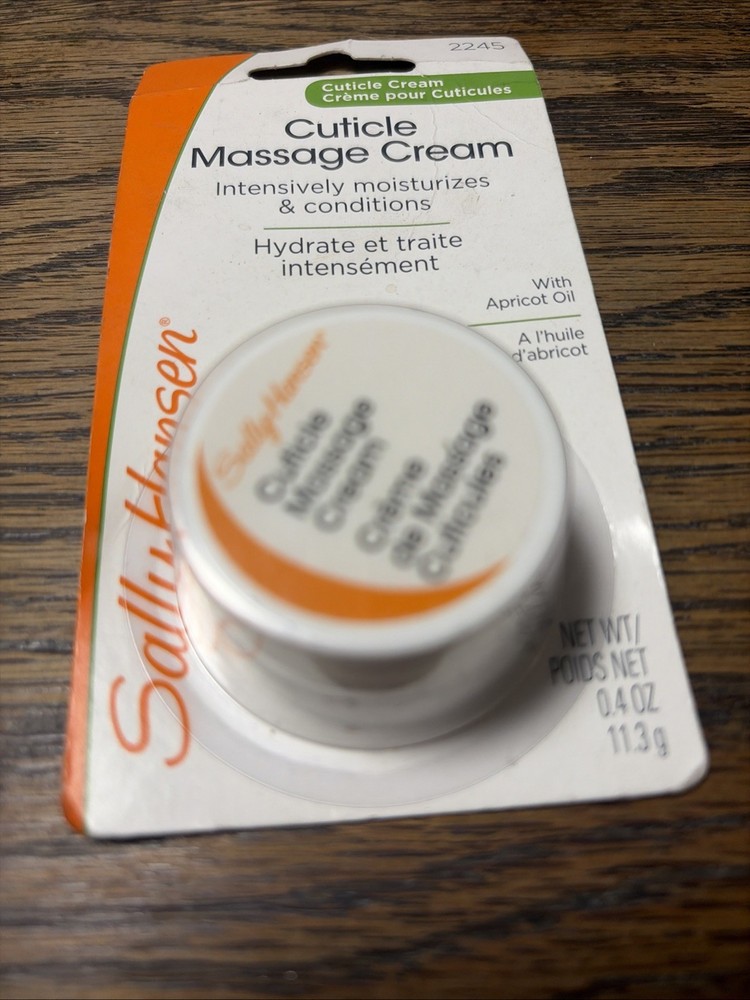 Sally Hansen Cuticle Massage Cream #2245 with Apricot Oil .45