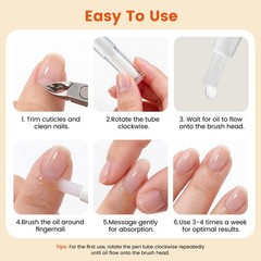 Honey Nail Oil Treatment for Growth and 0.1 Fl Oz (Pack of 1), Orange