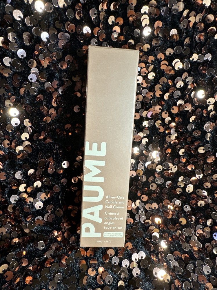 Paume All-in-One Cuticle & Nail Cream Full Size New in Box 22 ML .75 Oz