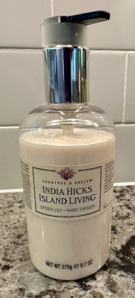 Crabtree & Evelyn Limited Edition India Hicks Spider Lily Hand Therapy NEW