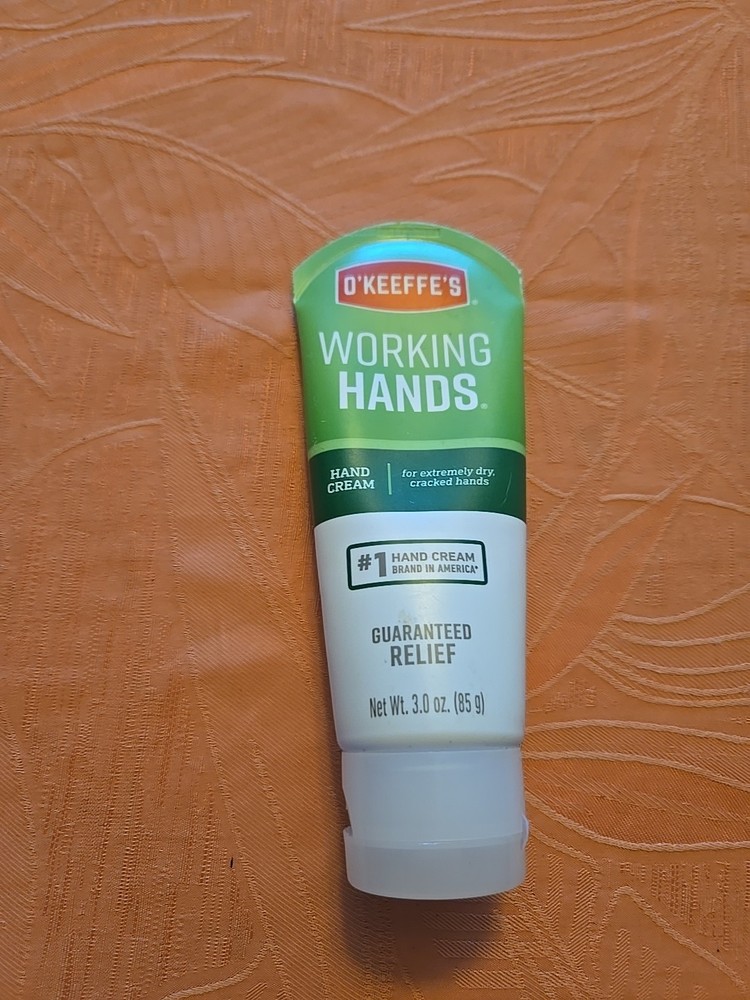 O’Keeffe’s Working Hands No Scent Hand Cream Dry Hand Relief 3 oz Bottle NEW
