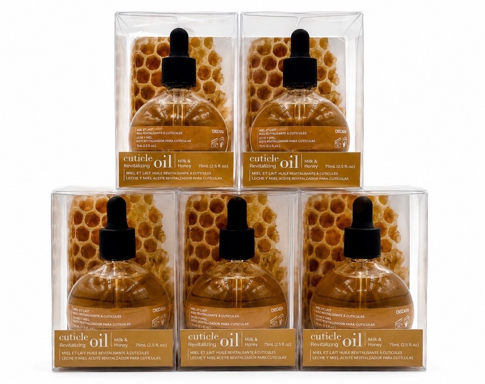 Cuccio Naturale Cuticle Revitalizing Oil Milk & Honey 2.5 fl oz Lot of 5