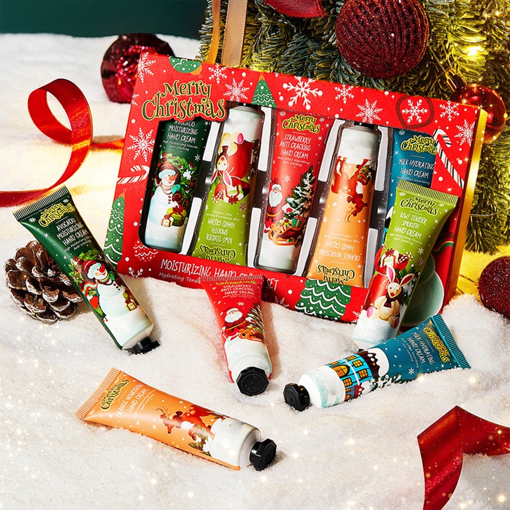 1 Set 5Pcs Hand Lotion For All Skin Types Christmas Gift 30gx5Pcs Hydrating
