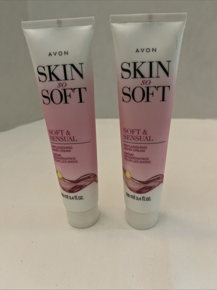 AVON SKIN So Skin Soft & Sensual Hand Cream 3.4 Fl Oz Lot Of 2 New SEALED