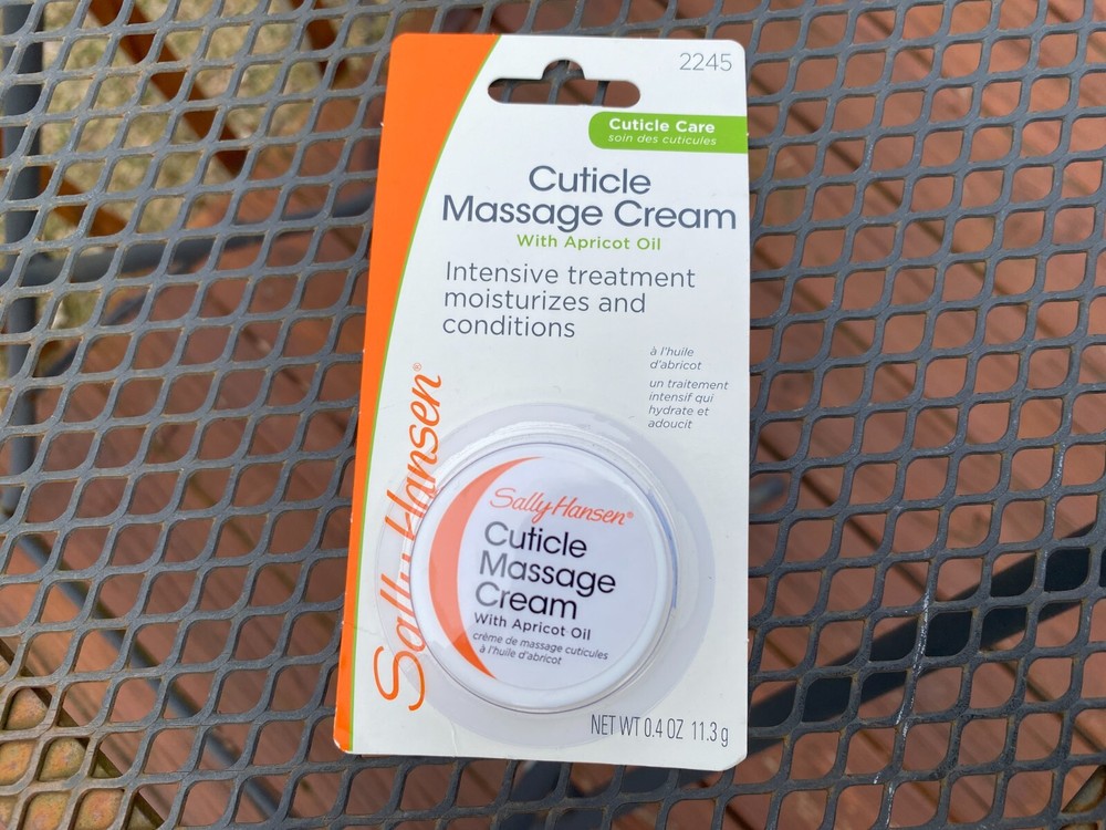 Sally Hansen Cuticle Massage Cream #2245 with Apricot Oil .45