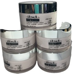 Pack Of 5 IBD Dip & Sculpt Powder with Bamboo Extract #13-17952 UNBLEACHED 2ozEa