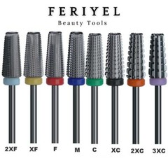 5 in 1 – Carbide Nail Drill Bit Black ~ Feriyel