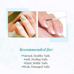 Nail Tek Quicken, Fast Drying Top Coat for All Nail Types 0.5oz