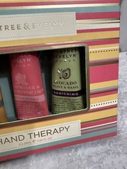 Crabtree Evelyn Hand Therapy Tarocco Orange, Rosewater Peppercorn, Avocado Basil