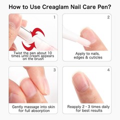 Creaglam Cuticle Lotion Pen for Nail Care – 0.5 Fl Oz (Pack of 1), Clear