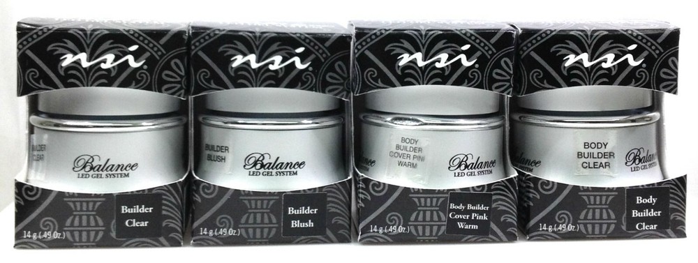 NSI ~ BALANCE LED Builder Gel System ~ 14g/0.49oz ~ Pick Your Favorite Color!