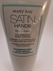 MARY KAY Satin Hands Nourishing Shea Cream Fragrance-Free 3 oz. New SEALED