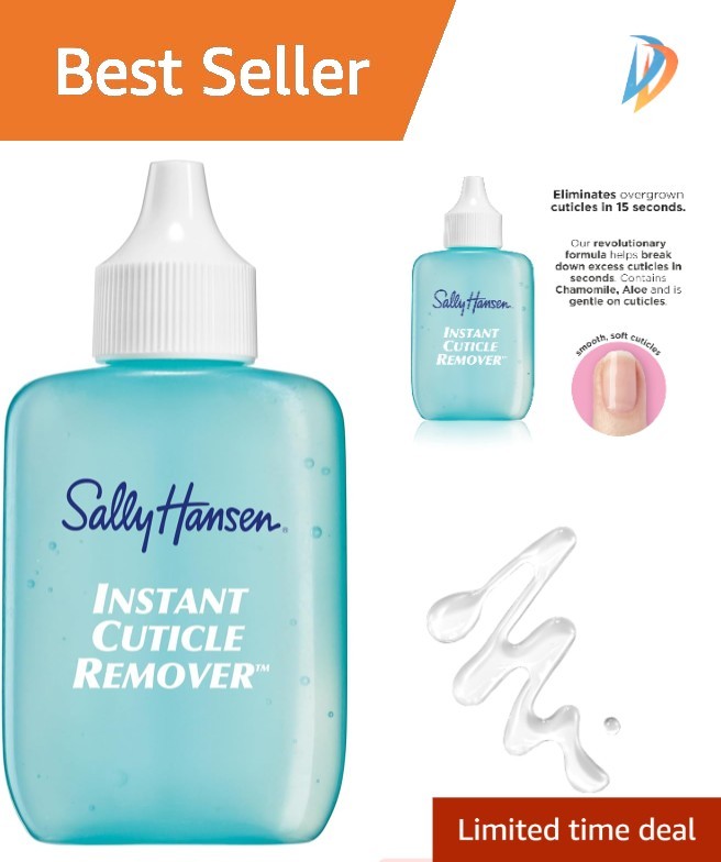 Fast Acting Instant Cuticle Remover – 15 Sec Gel with Aloe & Chamomile, 1 Oz