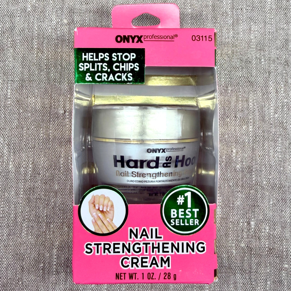 Onyx Professional Hard as Hoof Nail Strengthening Cream 1 oz Original Boxed New