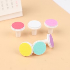 10pcs Abrasive Paper Baby Nail File Pads Nail Grinding Heads Infant