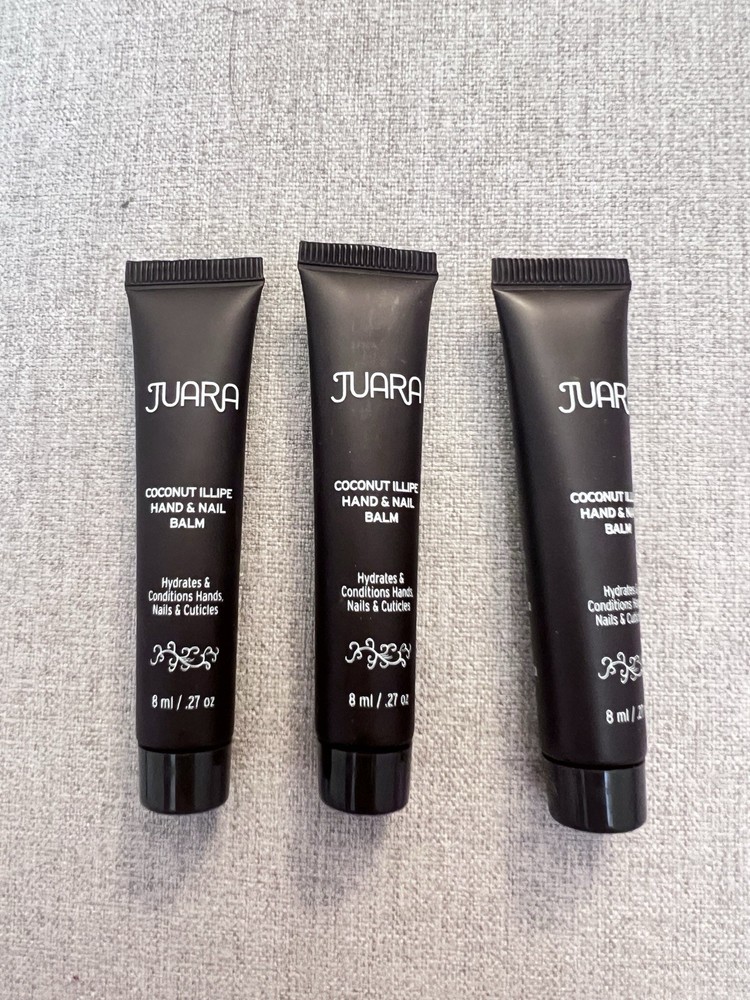 3 of Juara Coconut Illipe Hand & Nail Balm Travel Mini Size 8 ml each