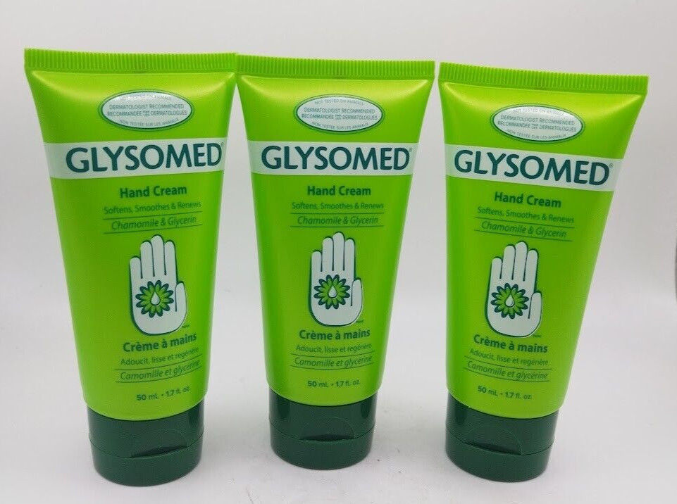Pack of 3 Glysomed Hand Cream 50ml New