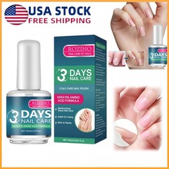 2PACK ROZINO 3 Days Nail Care – Keratin Amino Acid Formula Superior Nail Nourish