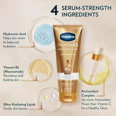 Vaseline Pro VitaB3 Serum Burst Lotion Luminous 7.5 Fl Oz (Pack of 1), White