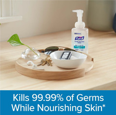 Purell Advanced Hand Sanitizer 2in1 Moisturizing Foam, Naturally (Pack of 3)