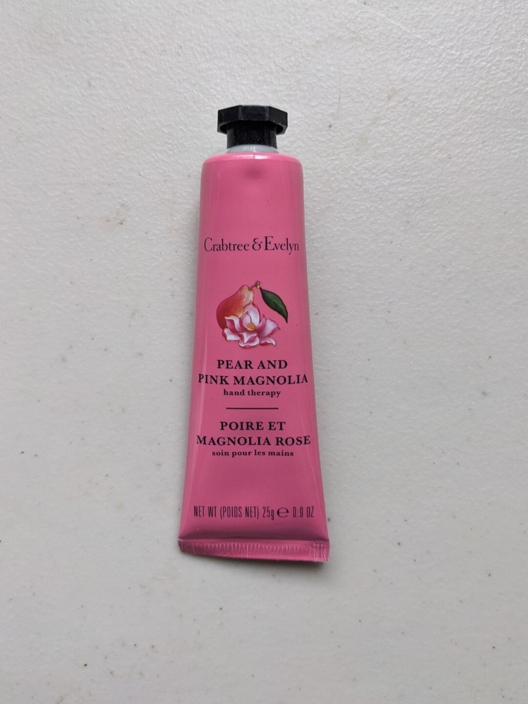 (1) Crabtree & Evelyn Pear & Pink Magnolia Hand Therapy Lotion 0.9oz Mini Travel